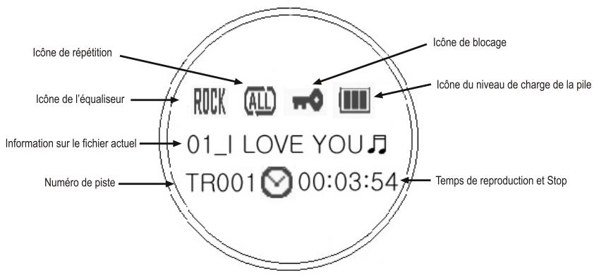 NGS MPX - Indicateurs et icône de l'écran à cristaux liquides (LCD) - 1