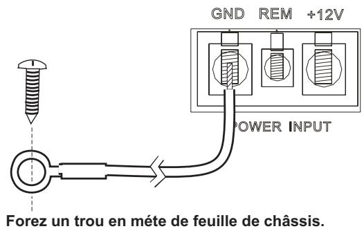 AUDIOVOX POWER AMPLIFIERS 1050 - Borne à terre (GND) - 1