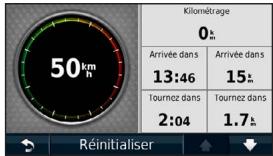 GARMIN NUVI 50 LM - Affichage d'informations sur le trajet - 1