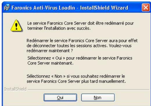 FARONICS ANTI-VIRUS - Déinstallation de Faronics Anti-Virus Loadin avec le programme d'installation - 4
