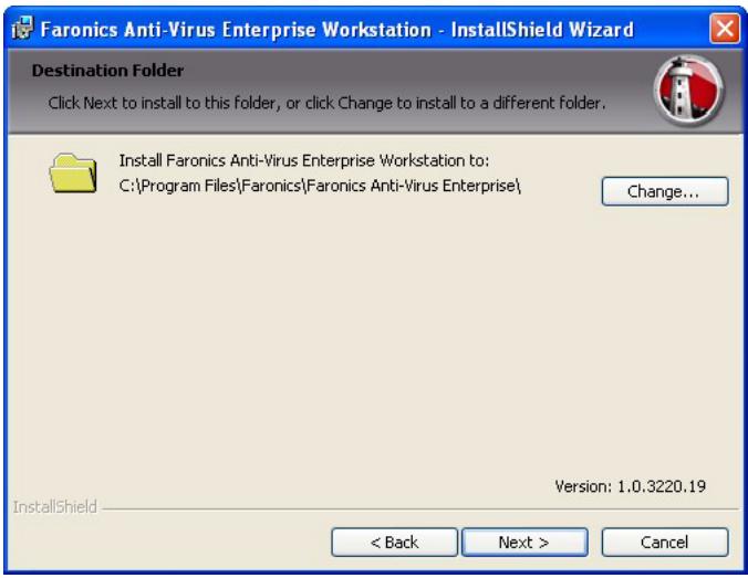FARONICS ANTI-VIRUS - Installation manuelle de Faronics Anti-Virus sur un poste de travail - 4