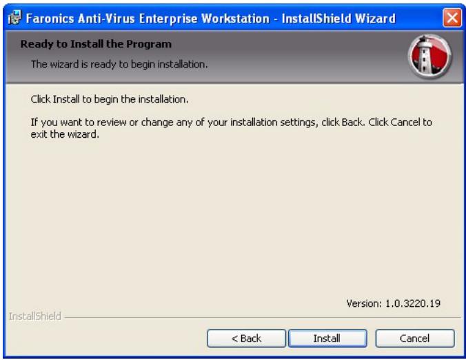 FARONICS ANTI-VIRUS - Installation manuelle de Faronics Anti-Virus sur un poste de travail - 5