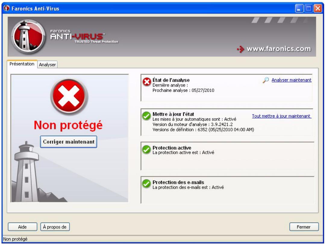 FARONICS ANTI-VIRUS - Analyse du poste de travail - 1