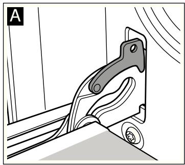 BOSCH HBN231E4 - Décrocher et accrocher la porte du four - 1
