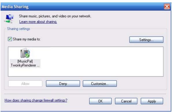 FREECOM MUSICPAL - Configuration de l'ordinateur - 5