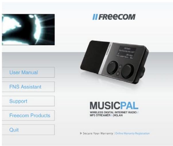 FREECOM MUSICPAL - Installation du logiciel freecom network storage assistant (PC) - 1