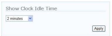 FREECOM MUSICPAL - Show clock idle time (temps d'inactivité avant affichage horloge) - 1