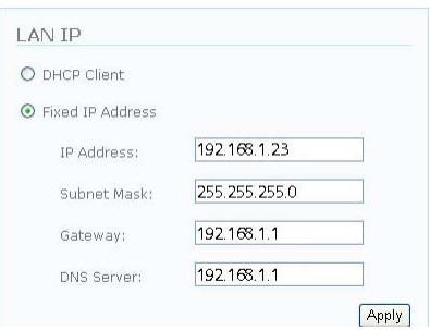 FREECOM MUSICPAL - Utilisation de DHCP - 1
