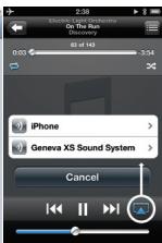 GENEVA SOUND SYSTEM MODEL XS - Wie sehen die Bluetooth-Einstellungen auf dem iPhone® aus? - 2