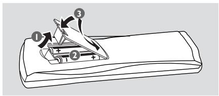 ARISTONA ARV-645 - Insertion des piles - 1