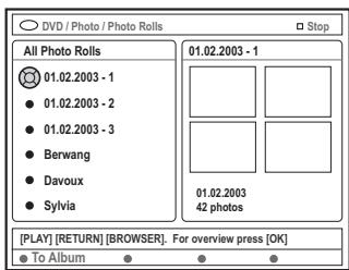 ARISTONA ARV-645 - Ajout d'images à un album - 1