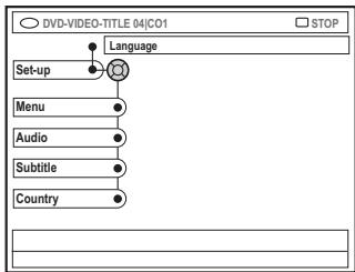 ARISTONA ARV-645 - Réglage de la langue - 1