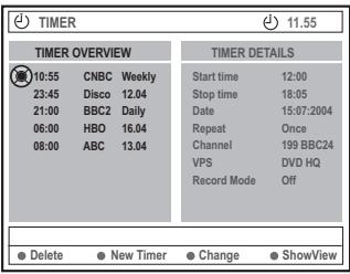 ARISTONA ARV-645 - Modification d'une programmation - 1