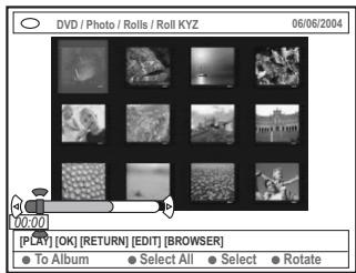 ARISTONA ARV-645 - Ajout d'images à un album - 2