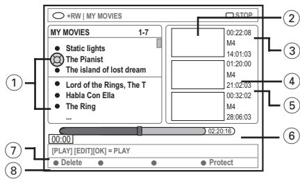 ARISTONA ARV-645 - L'écran d'images indexées - 1