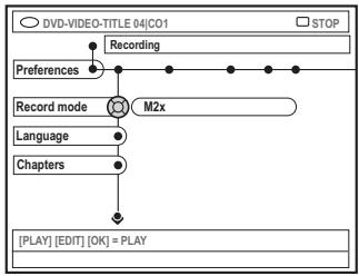 ARISTONA ARV-645 - Paramètres d'enregistrement - 1
