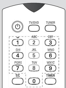 ARISTONA ARV-645 - Utilisation des touches alphanumeriques pour entrer les caractères - 1