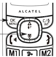 ALCATEL XL375 VOICE - Naviguer dans les menus - 1