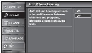 SYLVANIA LD370SSX - Auto Volume Leveling - 2