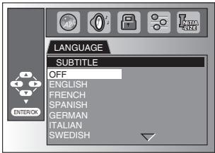 SYLVANIA LD370SSX - DVD Language Setting - 12