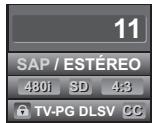 SYLVANIA LD370SSX - Presione [INFO]. - 2