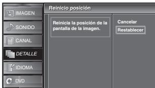 SYLVANIA LD370SSX - Reinicio Posicion - 2