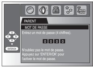 SYLVANIA LD370SSX - Changement de mot de passage - 4