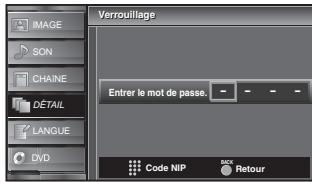 SYLVANIA LD370SSX - Verrouillage - 7