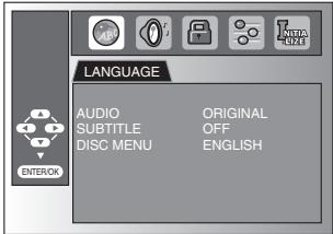 SYLVANIA LD370SSX - DVD Language Setting - 6