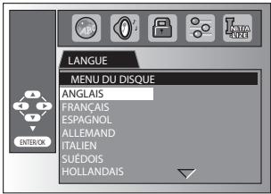 SYLVANIA LD370SSX - Réglage de la Langue du DVD - 14