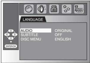 SYLVANIA LD370SSX - DVD Language Setting - 8