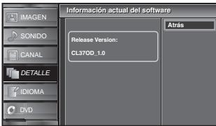 SYLVANIA LD370SSX - Información sobre el Software Actual - 6