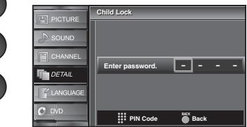 SYLVANIA LD370SSX - Use [the Number buttons] to enter the 4-digit numbers for your PIN Code. - 6