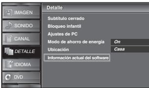 SYLVANIA LD370SSX - Información sobre el Software Actual - 5