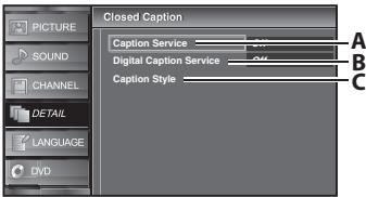 SYLVANIA LD370SSX - Closed Caption - 6