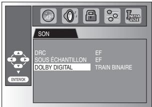 SYLVANIA LD370SSX - DOLBY DIGITAL (Réglages par défaut: TRAIN BINAIRE) - 2