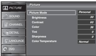 SYLVANIA LD370SSX - Picture Adjustment - 5
