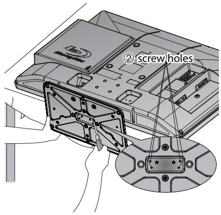 SYLVANIA LD427SSX - To remove the stand from this unit - 1