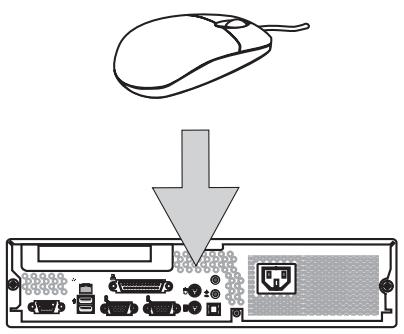 MAXDATA ULTRA SMALL DESKTOP - Branchement d'une souris - 1