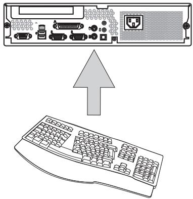 MAXDATA ULTRA SMALL DESKTOP - Branchement du clavier - 1