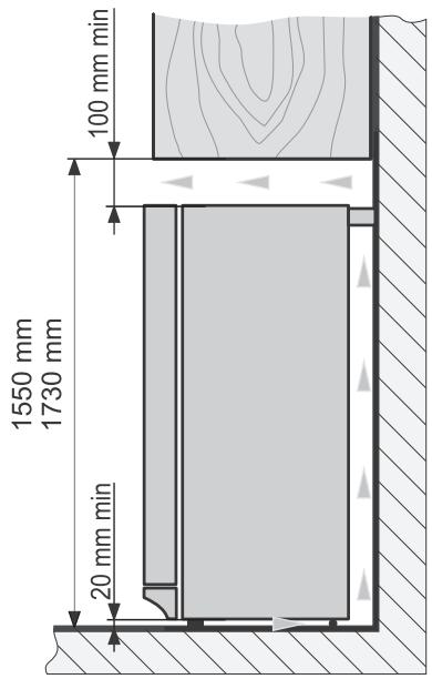 BRANDT BFL5456BW - POSITIONNEMENT - 2