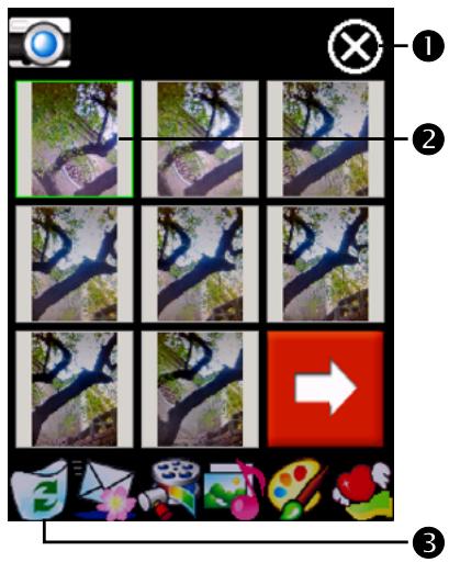 E-TEN M800 - Gérer les Photos Prises avec la fonction Capture en Continu - 1