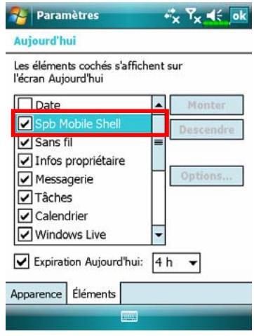 E-TEN M800 - Configurer votre Spb Mobile Shell - 3
