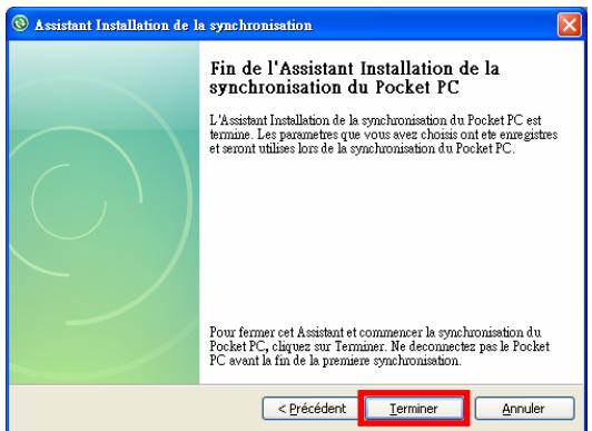 E-TEN M800 - Synchronisation USB - 3