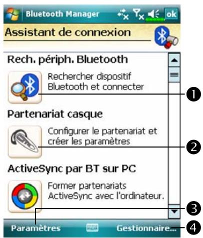 E-TEN M800 - Assistant de Connexion Bluetooth - 1