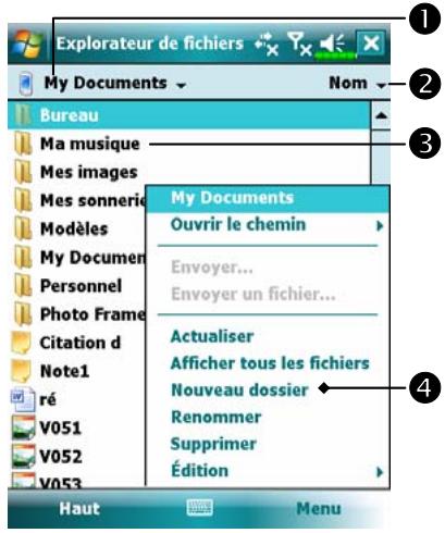 E-TEN M800 - Fichiers. - 1