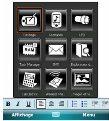 E-TEN M800 - Barre rapide - 2
