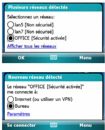 E-TEN M800 - Connexion au LAN Sans Fil - 4