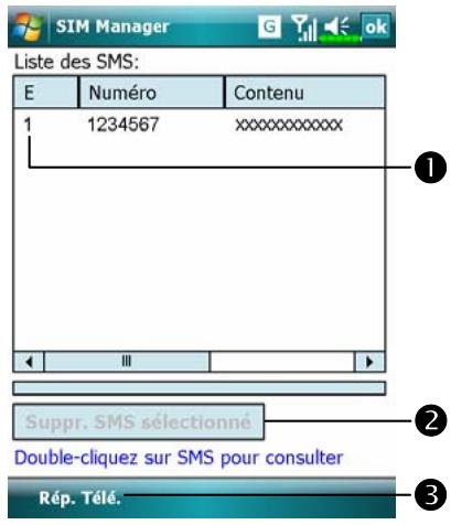 E-TEN M800 - Gestion SMS - 1
