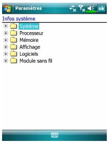 E-TEN M800 - Informations Système - 1